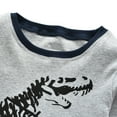 thumbnail image 3 of Bjutir Toddler Baby Boys Pajamas Kids 2 Piece Pj'S Long Sleeve Dinosaur Sleepwear Clothes Set Outfits Light Gray Size 3-4 Years, 3 of 7