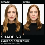 Garnier Olia Oil Powered Permanent Hair Color, 6.3 Light Golden Brown