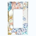 thumbnail image 5 of Metal Light Switch Plate Cover Mystical Floral Butterfly Garden Sketch FLW119, 5 of 13
