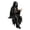 A, variant on Gothic Dark Figure Statue, Hooded Shadow Reader Sculpture for Book Lovers, Resin Display Figurine for Collectors