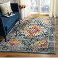 thumbnail image 2 of SAFAVIEH Madison Caden Floral Bordered Area Rug, Teal/Fuchsia, 2'3" x 4', 2 of 5