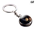 thumbnail image 2 of Glass Ball Keychain Luminous Double-sided Planetary Key Ring Bag Charm for Girls, 2 of 10