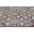 thumbnail image 5 of Handcraft Rugs Abstract Modern Floral Contemporary Rug Brown and Light Blue Color. Super Plush and Soft.8 ft. by 10 ft., 5 of 8