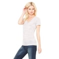 thumbnail image 2 of Women's Jersey Deep V-Neck Short Sleeve T-Shirt, 2 of 3