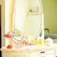 thumbnail image 4 of WEUVEB Retro European Style Mirror Round Standing Mirror Vintage Tabletop Mirror Bedroom Mirror for Home Assorted and Plastic 1pc, 4 of 4
