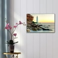 thumbnail image 2 of wall26 - Canvas Wall Art - Lighthouse on The Beach - Gallery Wrap Modern Home Art | Ready to Hang - 32x48 inches, 2 of 3