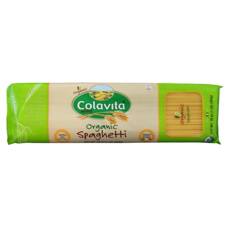(6 Pack) Colavita Organic Spaghetti Pasta, 1 Lb (Best Frozen Meatballs For Spaghetti)