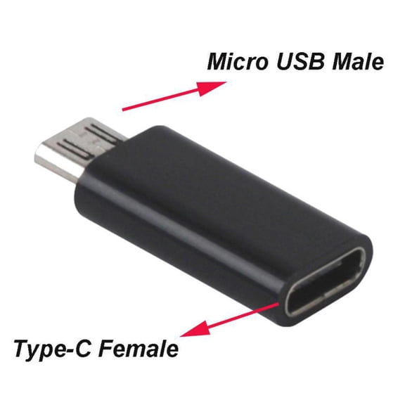 Type-C Male Connector to Micro USB 2.0 Female USB 3.1 Converter Data Adapter