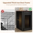 thumbnail image 2 of JOIVI 44" Dog Crate Furniture with Sliding Barn Door, Wooden Dog Kennel with Drawer and Storage Cabinet, Black, 2 of 9