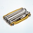 thumbnail image 4 of EeaseCA 11 in 1 Road Bike Repair Multi Tools Mountain Bike Cycling Kit Set (Golden), 4 of 7