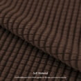 thumbnail image 3 of Subrtex 1 Piece Stretch Jacquard Couch Cover, Sofa Slipcover for 3 Cushion Couch, Machine Washable Furniture Protector(Sofa, Chocolate), 3 of 9
