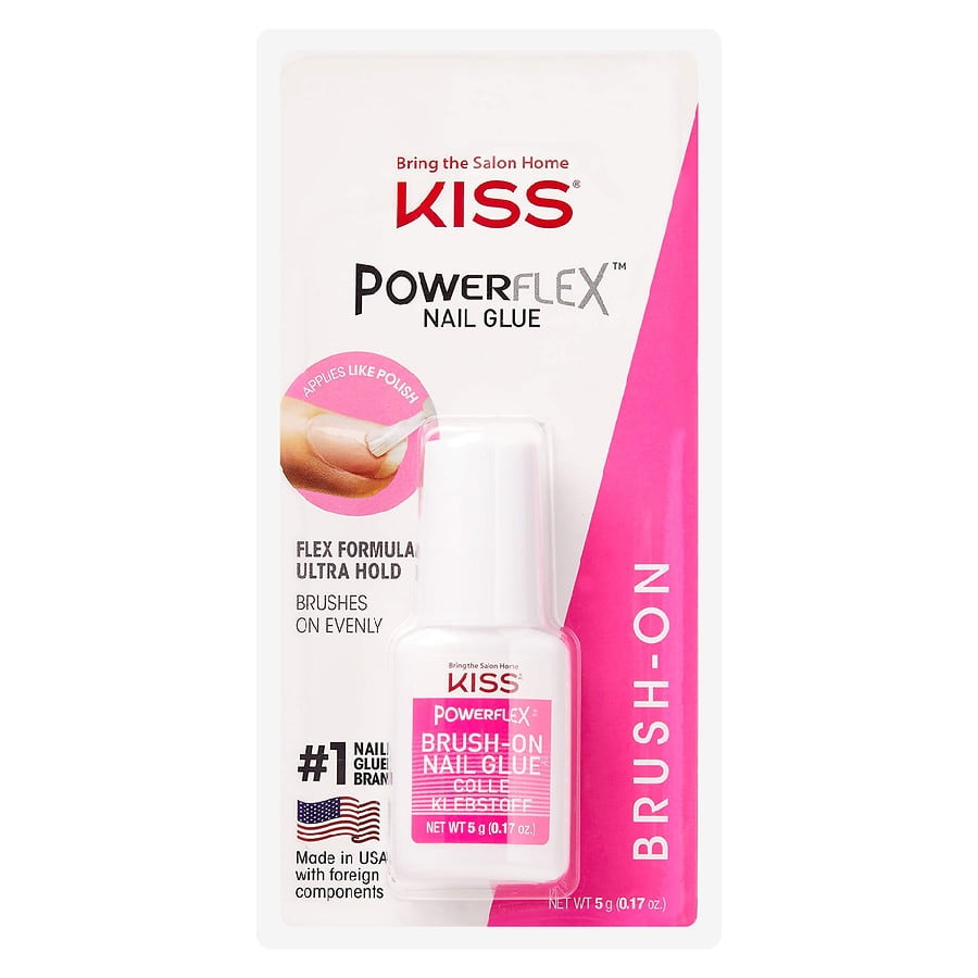 Kiss Powerflex Brush On Nail Glue