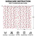 thumbnail image 2 of Nursery Curtains Boys Girls Kids Strawberry Plants Fruit White Print Pattern Window Drapes for Living Bedroom Playroom Room Decor Rod Pocket 52x84 Inch 2 Panels, 2 of 2