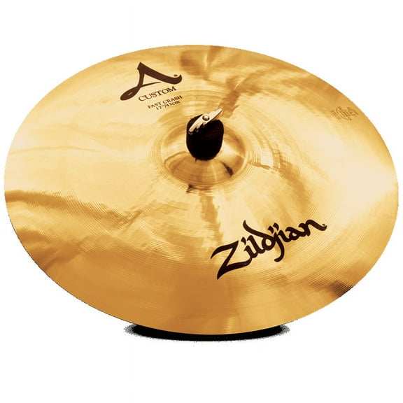 Zildjian 20533 17" Custom Fast Crash Brilliant Drumset Cymbal W/ Mid Pitch New