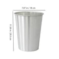 thumbnail image 2 of RENACLIPY Small Flower Bucket Flower Bucket Aluminum Flower Shop Use 1Pcs, 2 of 8