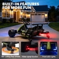 thumbnail image 5 of iYofe 12V Ride on Car for Kids, 360° Spin Drift Racing Go Kart with Powered PU Glowing Wheels, Water Spray Effect with Light, Music, Electric Ride On Toys for Boys Girls Age 3-8, Green, 5 of 8