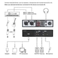 thumbnail image 5 of External USB Audio Interface Sound Card 2 in 2 Out USB Computer Driver-Free Sound Card Live Recording Karaoke Mixer, 5 of 5