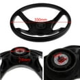 thumbnail image 3 of jinwen 4 Spoke 3/4inch Shaft Boat Steering Wheel, Universal Replacement, for Marine Rib, 3 of 9
