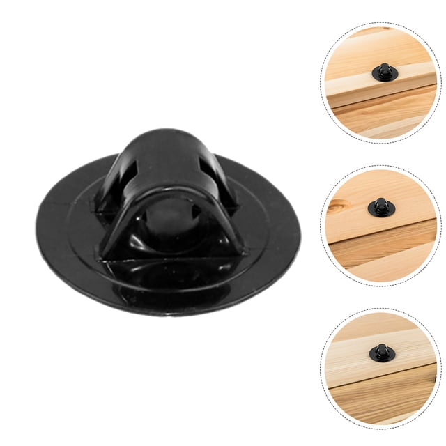 Raindrops 10Pcs Black PVC Kayak Motor Stand Holder with Quick Release for Horizontal and Vertical Mounting