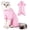 Pink, variant on GASTROPOD Dog Recovery Suit,Soft and Stretchy Dog Costume,Magic Tape Design Cat Costume