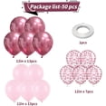 thumbnail image 2 of Pink Balloons Set, 12 Inch Pastel Baby Light Metallic Hot Pink Confetti Latex Helium Party Balloons for Girl Women Birthday Wedding Bridal Baby Shower Engagement Anniversary Princess Party Decoration, 2 of 16