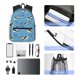thumbnail image 4 of Balery Dolphin Lovers Mochila para Mujeres y Hombres, Mochila Ligera Casual para Viajes, Mochila Clásica Básica para la Universidad, 4 of 6