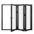 thumbnail image 4 of Pemberly Row 3 Panels Folding Doors - Black Folded Out From Left To Right, 4 of 20