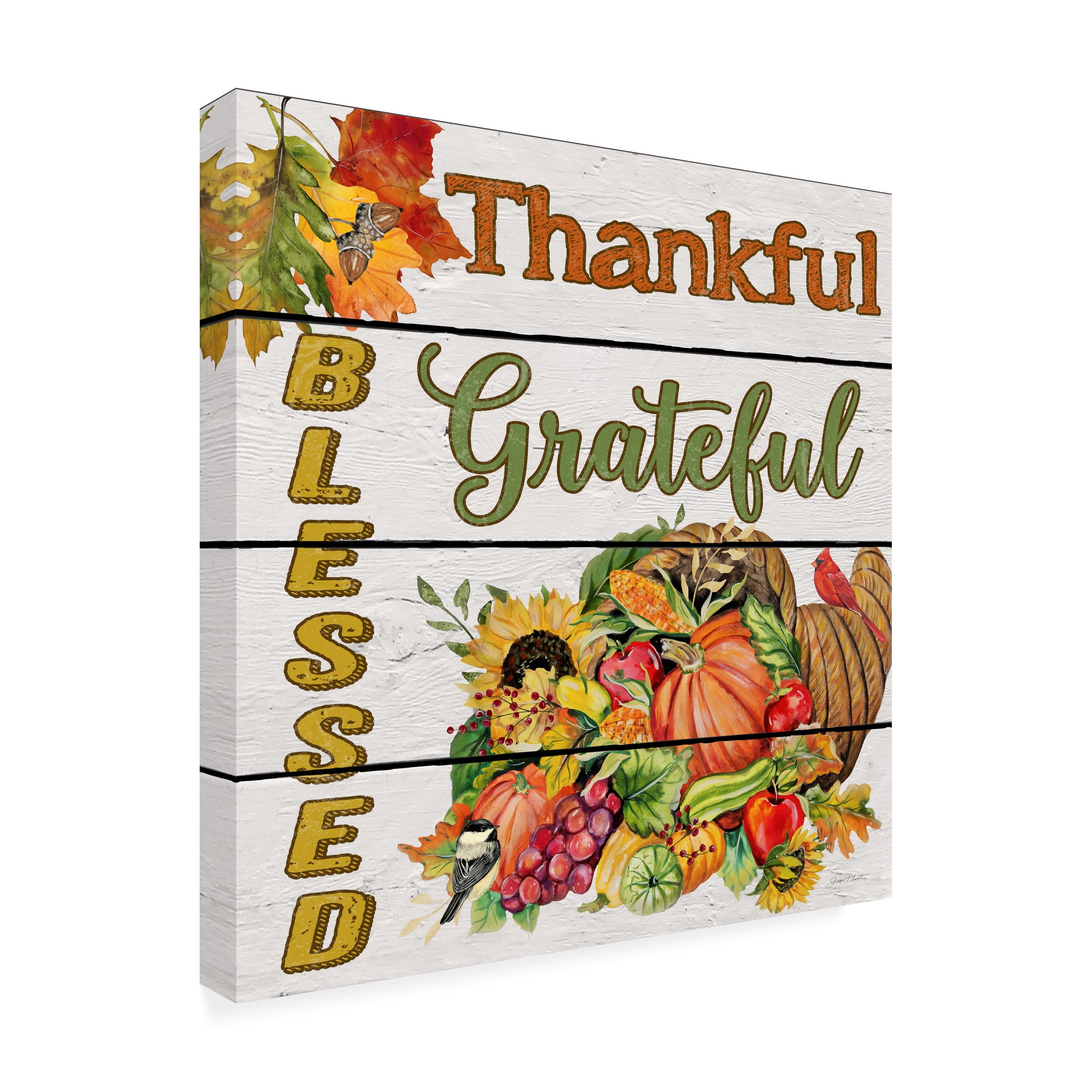 Trademark Fine Art 'Thanksgiving 5' Canvas Art by Jean Plout