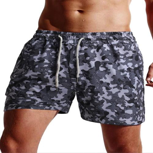 Details about   Men Camo Compression Shorts Base Layer Briefs Pants Running Gym Fitness Shorts 