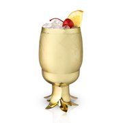 Viski Pineapple Stainless Steel Cocktail Shaker, Party Home Bar Gifts, Gold Suggested title