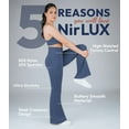 thumbnail image 5 of Nirlon Crossover Flare Leggings For Women - Regular & Plus Size Flare Pants High Waisted Wide Yoga Pants (6 34", Navy), 5 of 6