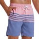 thumbnail image 3 of Fiudx Shorts de Playa para Hombre, Bañador a Rayas de Secado Rápido, Cintura Elástica Cómoda con Cordón, Forro de Malla Suave con Bolsillos, Ideal para Natación, Running y Deportes de Playa, Activida, 3 of 4