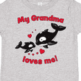 thumbnail image 4 of Inktastic My Grandma Loves Me Orca Family Boys or Girls Toddler T-Shirt, 4 of 5