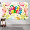 thumbnail image 4 of 9 x 6 ft Easter Decorationse Backdrop Spring Floral Colorful Egg Hunt Backdrop Easter Colorful Eggs Background for Photography Happy Birthday Party Decor Banner Photoshoot Studio Props, 4 of 5