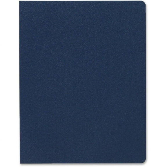 GBC Designer Letter Presentation Cover - 8 3/4" x 11 1/4" - Plastic - Navy - 25 / Pack | Bundle of 2 Packs
