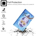 thumbnail image 4 of Allytech Fire HD 10 Case 9th Gen, Fire HD 10 Case 7th Gen, PU Leather Folio Flip Kickstand Auto Sleep Wake Shockproof Protection Case Cover for Amazon Fire HD 10 Case 2019/2017, Cute Owl, 4 of 5