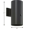 thumbnail image 2 of 6" Antique Bronze LED Outdoor Aluminum Wall Mount Cylinder with Photocell, 2 of 2