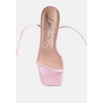 thumbnail image 4 of Biten Berry Spool Heel Lace Up Sandals, 4 of 11