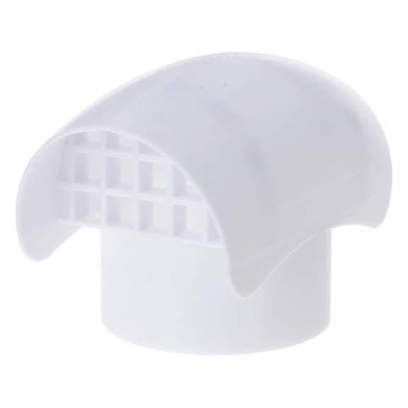 PVC Hat for 3 Inch Conduits Protects Radon Fan Weather Damage