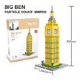 thumbnail image 2 of Petit Jouet de Blocs de Construction Big Ben Modèle Assemblé, 2 of 2