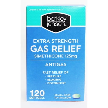 Berkley Jensen Extra Strength Gas Relief Softgels, 120 Softgels