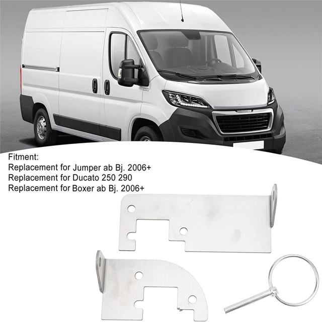 2X Rear DOOR LOCK H1 H2 Roof Burglary Protection Rear Door for Ducato JUMPER Relay Boxer X250 X290 Roof