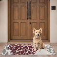 thumbnail image 4 of Bohemian Retro Floral Non-Slip Entryway Door Mat,Boho Indoor Decor Durable Low Plush Door Mat,Washable Welcome Rug for Patio Hallway Home Decor 16x47 Inches, 4 of 6