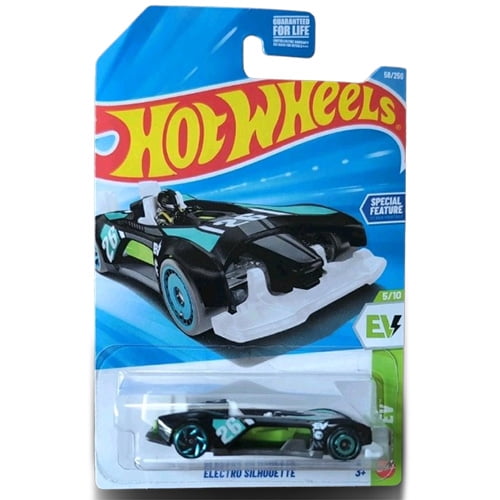 Mattel - Hot Wheels Die-Cast Car - ELECTRO SILHOUETTE *Treasure Hunt* JJM02