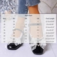 thumbnail image 3 of Women's Fashion Mary Jane Flats Square Toe with Bow Detail and Adjustable Buckle Strap Comfortable Casual Ballet Shoes Black 5.5, 3 of 7