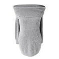 thumbnail image 6 of Riforla Women off Shoulder Bodycon Sweater Dress Long Sleeve Knit Winter Holiday Party Dress Dresses for Women Grey XXL, 6 of 6