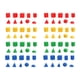 thumbnail image 1 of 80 bloques de formas geométricas, materiales manipulativos matemáticos con diferentes formas, juguetes de aprendizaje, bloques de patrones para útiles, 1 of 10