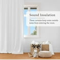 thumbnail image 5 of Kotton Culture Tab Top Curtains Room Darkening 100% Blackout Thermal Insulated Window Treatment Panels for Bedroom, Living Room, Home, Office (1 Panel, 70x54, Royal Blue), 5 of 7