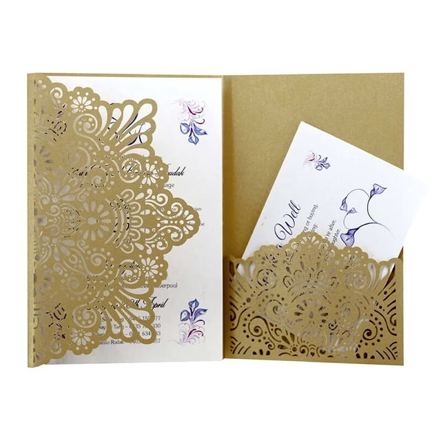 Tarjeta de invitación de 10 piezas para bautizo, sobres con tarjeta RSVP, suministros para fiesta de cumpleaños y bautismo