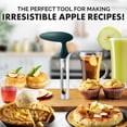 thumbnail image 6 of Zulay Kitchen Premium Apple Corer Tool - Ultra Sharp, Stainless Steel, Serrated Blades for Easy Coring - Dark Teal, 6 of 9